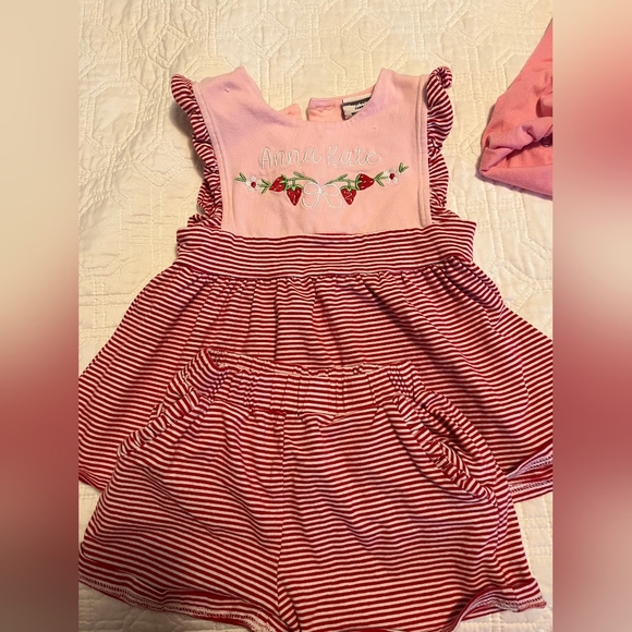 Jellybean Other - "Anna Kate" Pink & Red Stripe Two-Piece Outfit Size 2